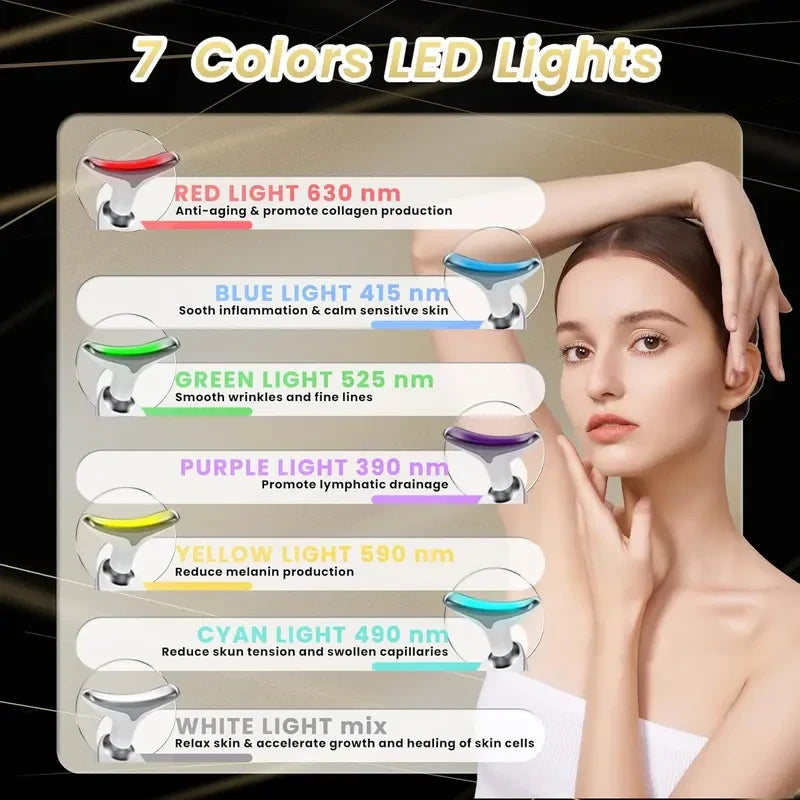 LED Light Therapy Facial Massager