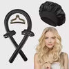 Heatless Hair Curler With Satin Bonnet Set