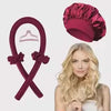 Heatless Hair Curler With Satin Bonnet Set