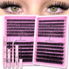 Foxy Cluster Lashes with Glue