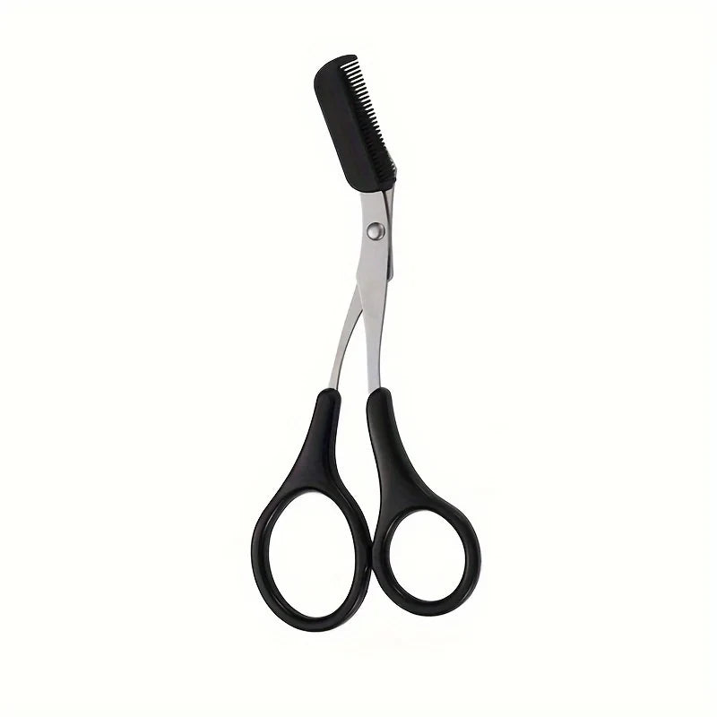 Eyebrow Trimming Scissors With Comb