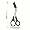Eyebrow Trimming Scissors With Comb
